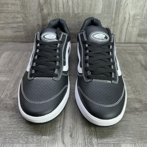 Vans Zahba Men's size 12 Black White Leather Shoes - Picture 4 of 8